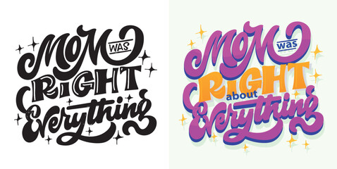 100% vector hand drawn doodle file. Cute hand drawn lettering quote for t-shirt design, mug print, bag print, clothes fashion. 