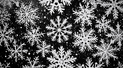 雪の結晶の写真