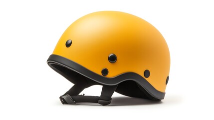 Fototapeta premium Stylish Yellow Helmet: Safety and Modern Design