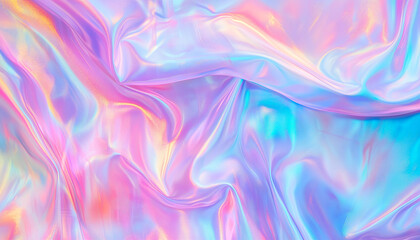 Obraz premium Holographic Rainbow Gradient With Pastel Colors and Grainy Texture