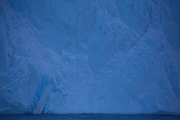 Icebergs in Ilulissat, Greenland in early winter