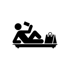 Leisurely Shopping Rest Icon