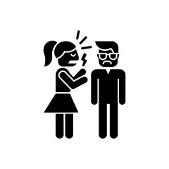 Couple Argument Intense Icon