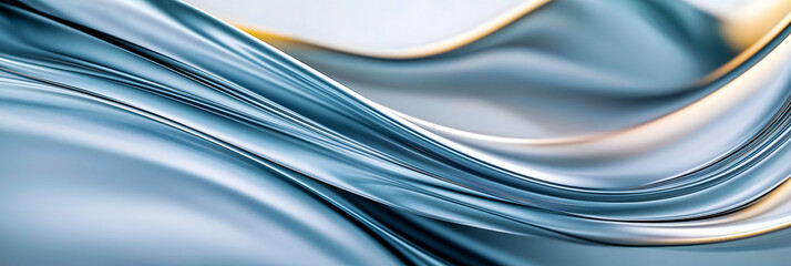 Flowing waves create a captivating abstract composition showcasing smooth transitions of colors. The delicate interplay of light and shadow enhances the texture of the surface