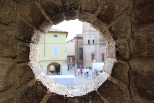 Vista dalla feritoia