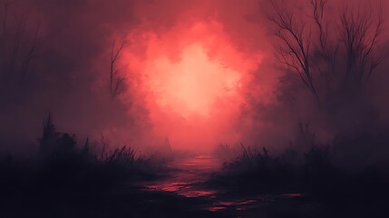 Fototapeta premium fire in the woods