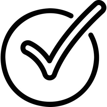 recommend clip art: Simple vector icon check mark