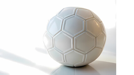 Fototapeta premium The Iconic Soccer Ball: A 3D Illustration of Sport and Competition