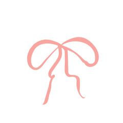 pink ribbon bow