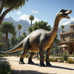 Obraz premium dinosaurs: Alamosaurus 