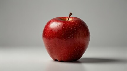 red apple isolated on white background
