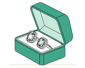 Gift Box with Blue, Pink, and White Roses