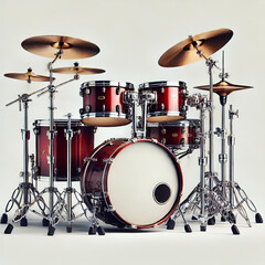 Obraz premium drum and drumsticks