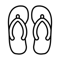 Flip Flops line icon