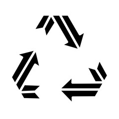 Recycling Symbol glyph icon