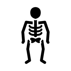 Skeleton glyph icon