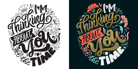 Cute hand drawn doodle lettering quote. Lettering for t-shirt design, mug print, bag print, clothes fashion. 100% hand drawn vector image.