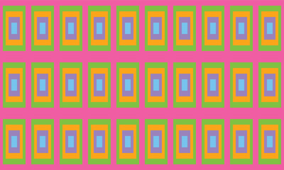 seamless geometric pattern with shapes, abstract colorful abstract vintage color block background, pink green yellow Blue Blocks Wall Geometric background repeat pattern design for fabric print
