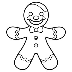 cartoon gingerbread man cookies