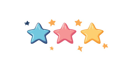 Obraz premium Film Movie Rating Review Icon Vector Graphic