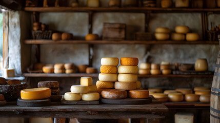 The Flavorful Journey of French Fromage Affineur: Exploring Cheese Aging in a Quaint Village Setting