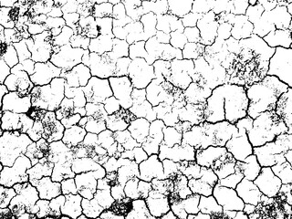 Black and white cracked concrete scribble effect overlay