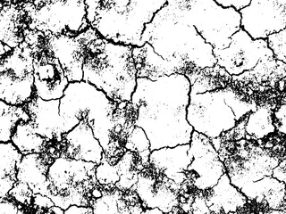 Black and white cracked concrete scribble effect overlay
