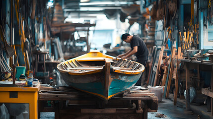 Inside a Thai Long-Tail Boat Builder's Workshop: Exploring the Tools, Materials, and Craftsmanship of a Vanishing Trade
