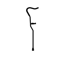 Crutches vector