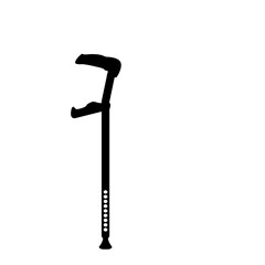 Crutches vector