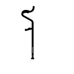 Crutches vector
