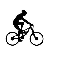 Fototapeta premium cycle biker