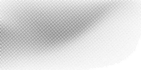 Grunge halftone gradient background. Faded grit noise texture. White and black sand wallpaper. Retro pixelated backdrop. Anime or manga style comic