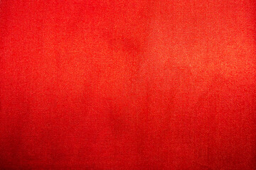 Red Fabric Fiber Texture - Close-Up Abstract Background