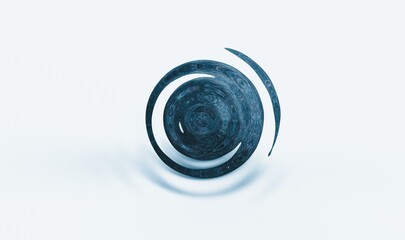 blue spiral background