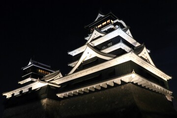 夜の熊本城