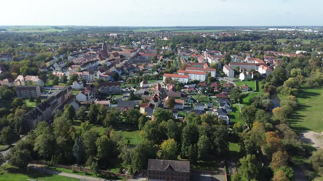 Blick auf die Stadt Eilenburg