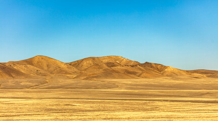 landscape with mountains and sky