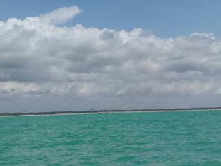 beach brazilian coast sea atlantic ocean sunny day natural beauty bahia brazil holidays