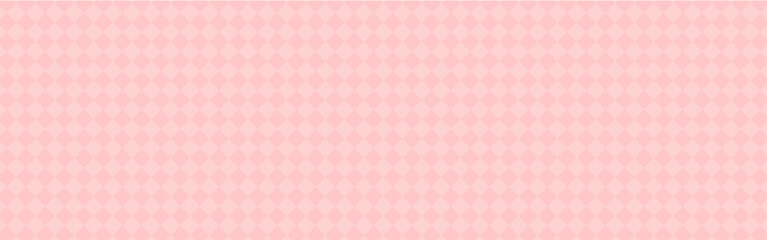 シンプルでかわいい斜めのチェック柄の背景素材 - 日本の伝統な文様の市松模様 - 16:5