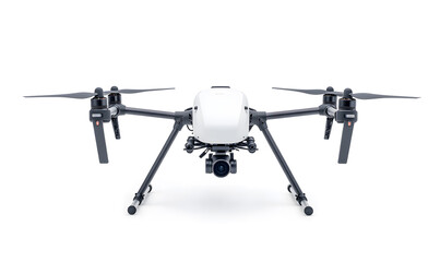 Fototapeta premium Drone isolated on white background