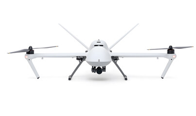 Drone isolated on white background