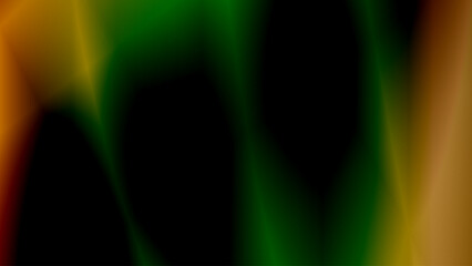 Abstract dark green background. 3D illustration, modern background illustration, fractal surface, light effect texture.