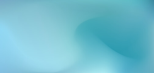 Delicate vibrant calm vector wavy turquoise blue liquid mesh gradient background. Abstract tranquil fluid teal green digital watercolor print for banner design, clear sky concept, water landscape