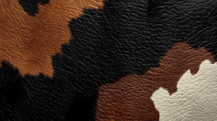 digital technology cowhide texture poster background