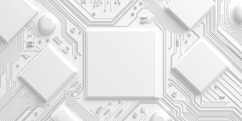 Circuit board technology abstract background