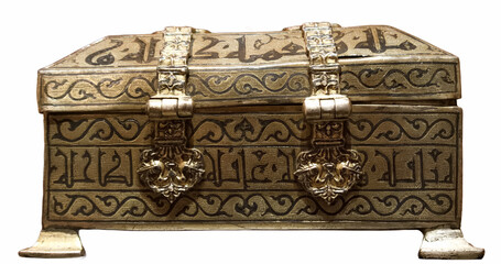 box, chest, relic, spain, container, craft, carved, art, handmad