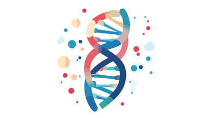 DNA Science Research Lab Logo with Helix Medical Design