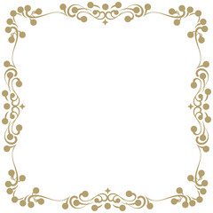 Decorative vintage frame,  Border square shape, Old backgrounds, Artistic Frame or Border,