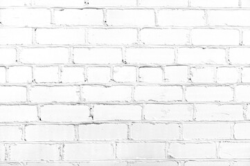 Texture white brick wall on a transparent background.